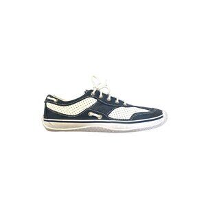 Sperry Topsiders Get Wet Blue and White Leather Sneakers
